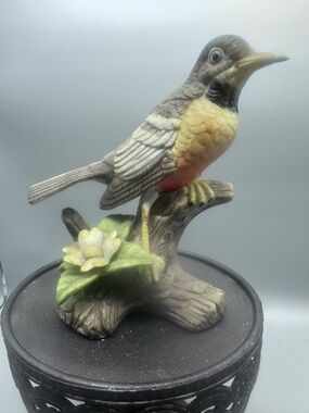 Vintage Porcelain Decorative Bird Figurine